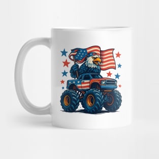 Monster truck usa independence day celebration july 4th Mug